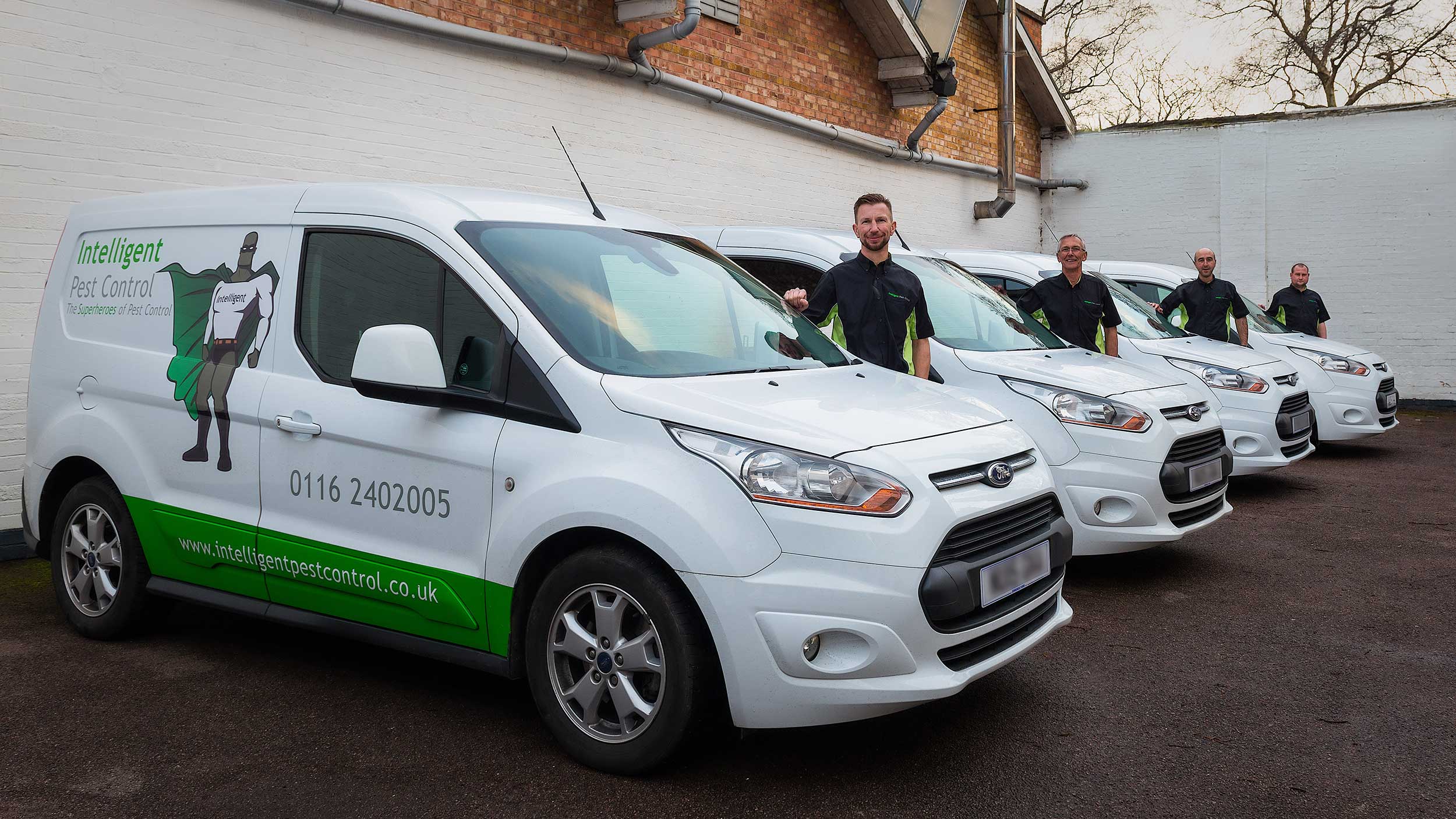 Intelligent Pest Control vans